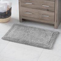 Hotel Style Cotton Blend Solid Bath Rug, 17" x 24" or 21" x 34"